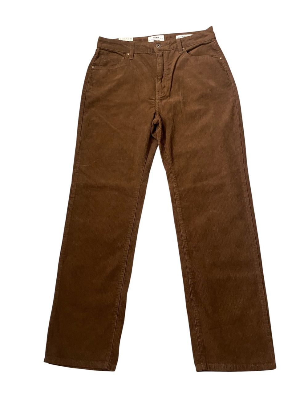 Cotton On Brown Straight-Leg Corduroy Jeans